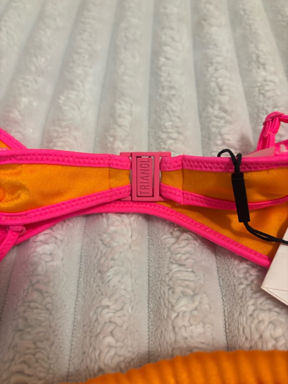 triangl swimwear Two-Tone Pink & Orange Bikini Set brand new - Picture 6 of 7